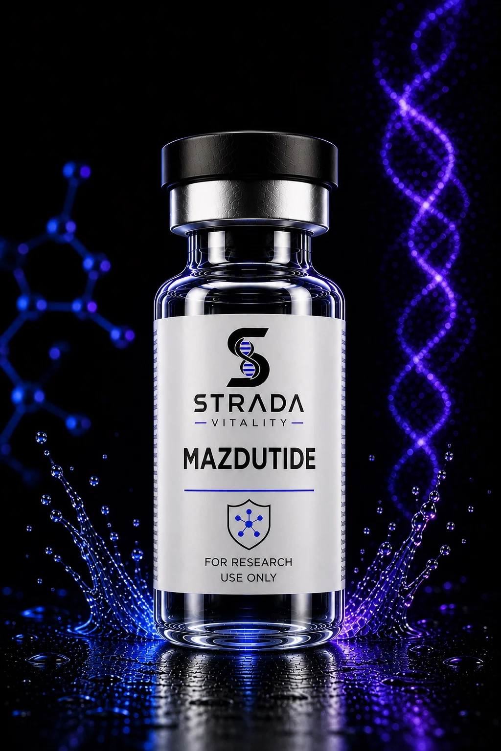 Strada Vitality Mazdutide research vial